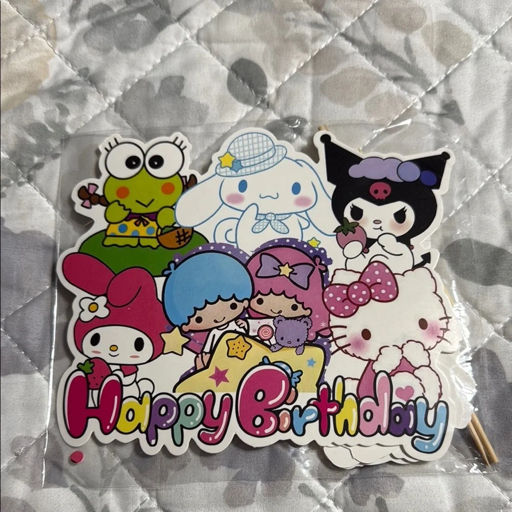 NWT Colorful Cartoon Character party decorations